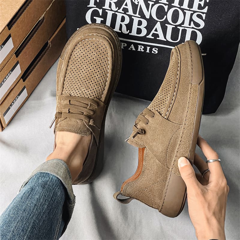 Genuine Leather Breathable Men's Fashionable Shoes